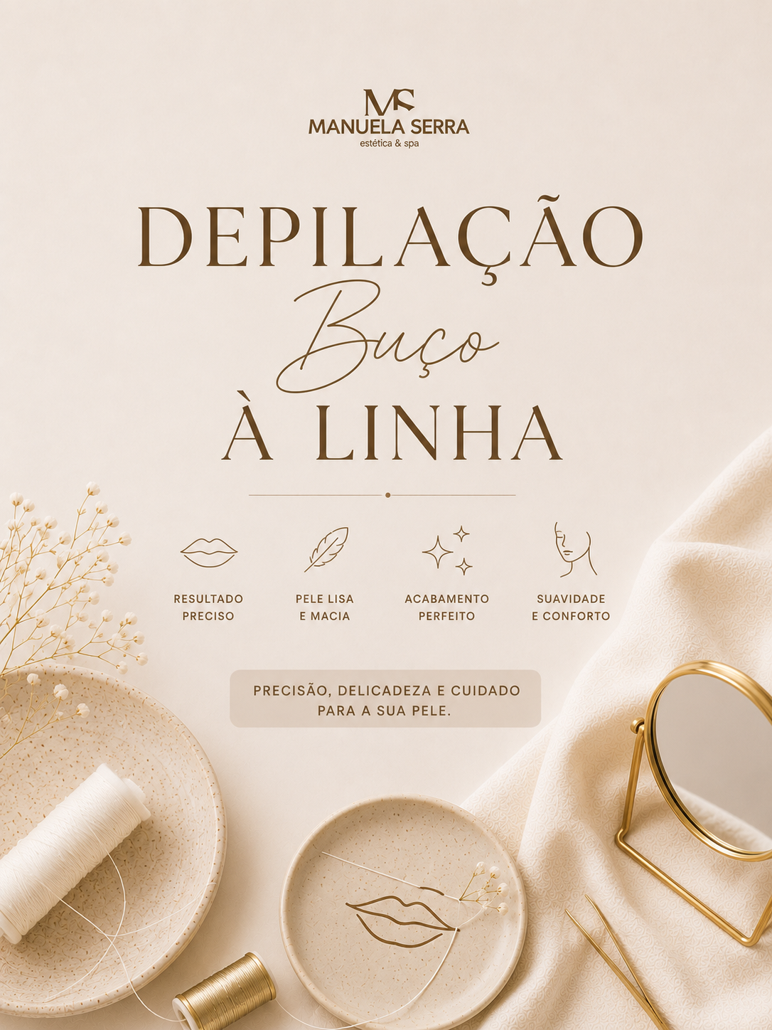 Depilação Buço à Linha