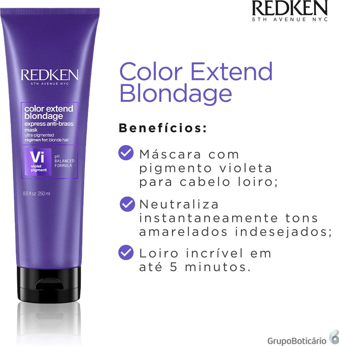 REDKEN COLOR EXTEND BLONDAGE MÁSCARA ANTI-BRASS 250ML