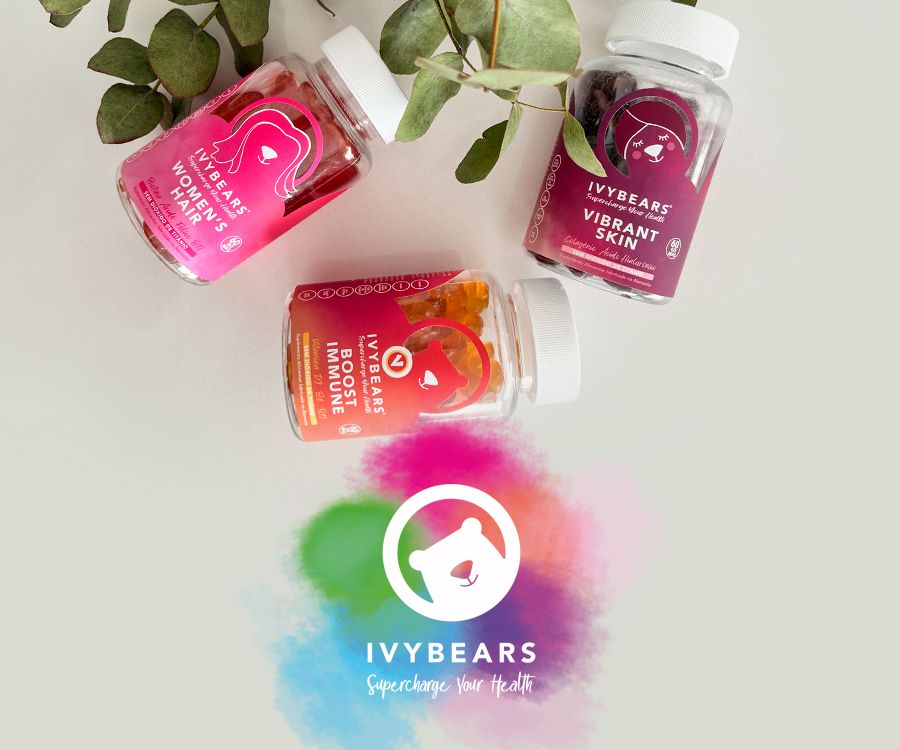 IvyBears Hair Vitamins for Woman 60 Gomas VALIDADE 07/02027