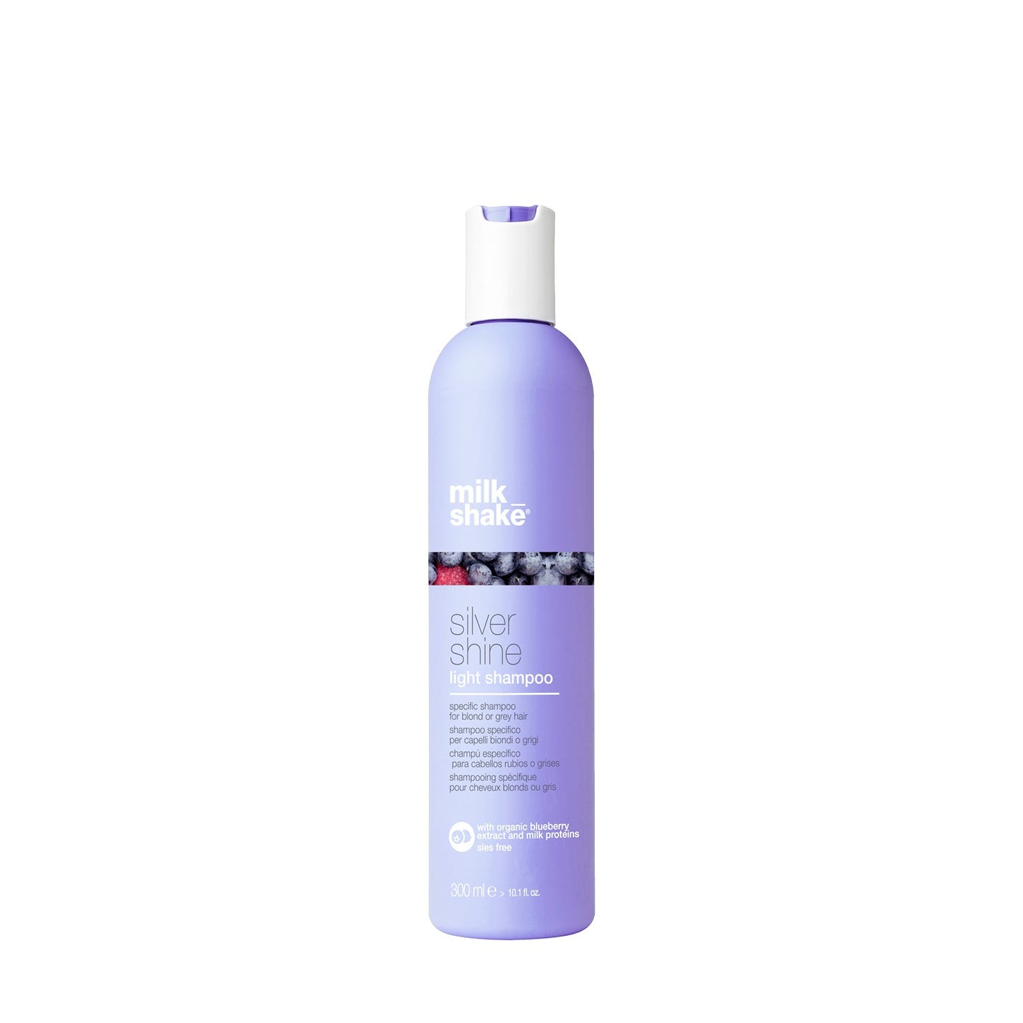 MILK SHAKE SILVER SHINE LIGHT SHAMPOO CABELOS LOUROS OU BRANCOS 300ML