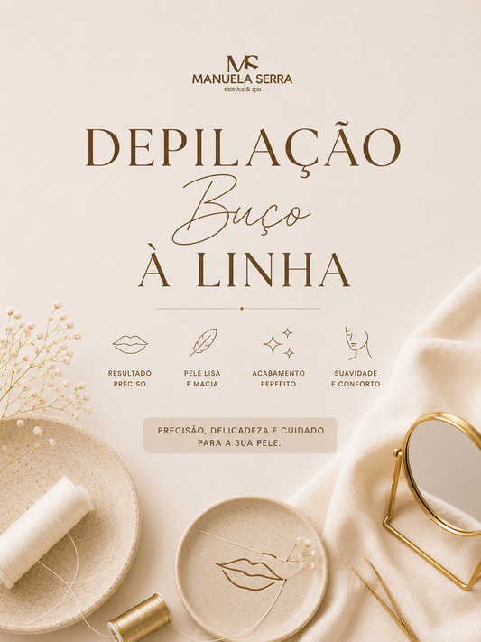 Depilação Buço à Linha