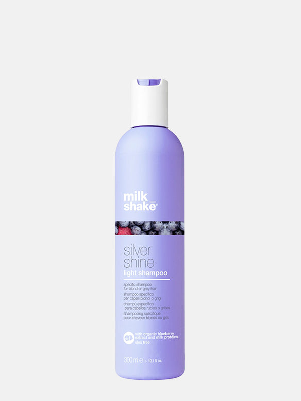 MILK SHAKE SILVER SHINE LIGHT SHAMPOO CABELOS LOUROS OU BRANCOS 300ML